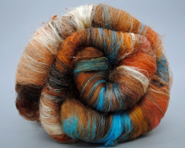 Copper Aztec Fiber Batt