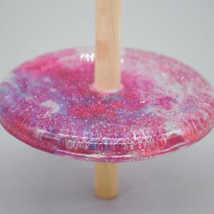 Just Glitter Drop Spindle - Bottom Whorl