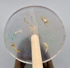 Bones Drop Spindle - Bottom Whorl