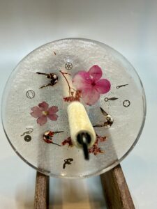 Frozen In Time Drop Spindle