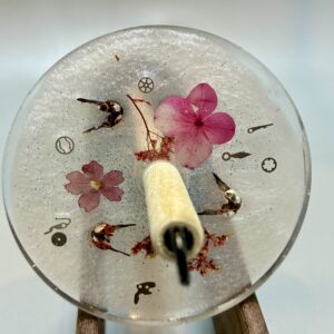 Frozen In Time Drop Spindle